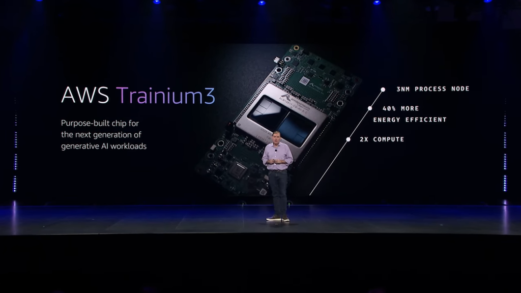 AI芯片市场群雄逐鹿！亚马逊自研芯片上新 下一代还将支持与英伟达互联